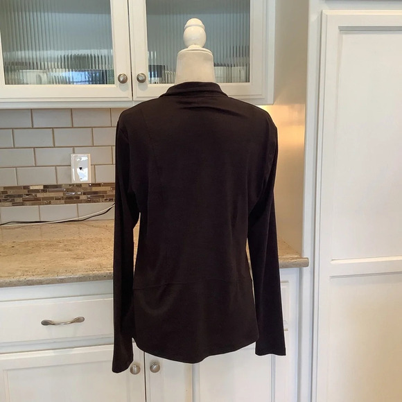 Eddie Bauer Black Pullover Size Medium - Picture 4 of 8